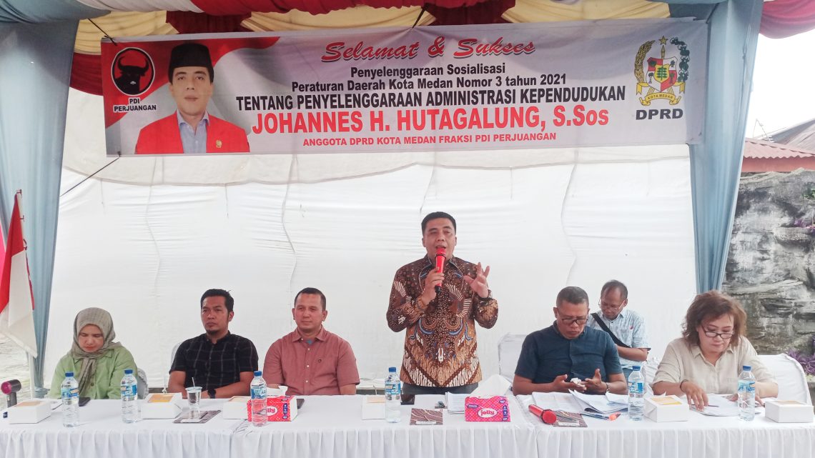 Johannes Hutagalung: Pengurusan Administrasi Kependudukan Tidak Dikenakan Biaya