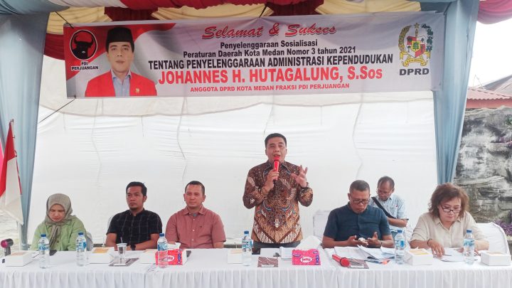 Johannes Hutagalung: Pengurusan Administrasi Kependudukan Tidak Dikenakan Biaya