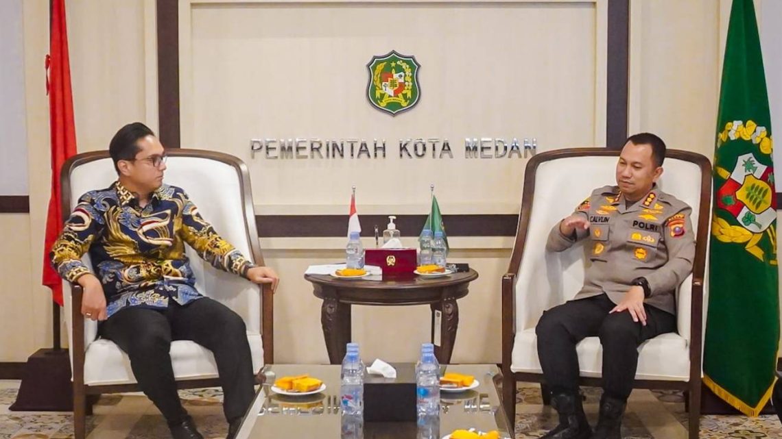 Rico Waas Sambut Kunjungan Kapolrestabes Medan, Bersinergi Atasi Permasalahan Kota