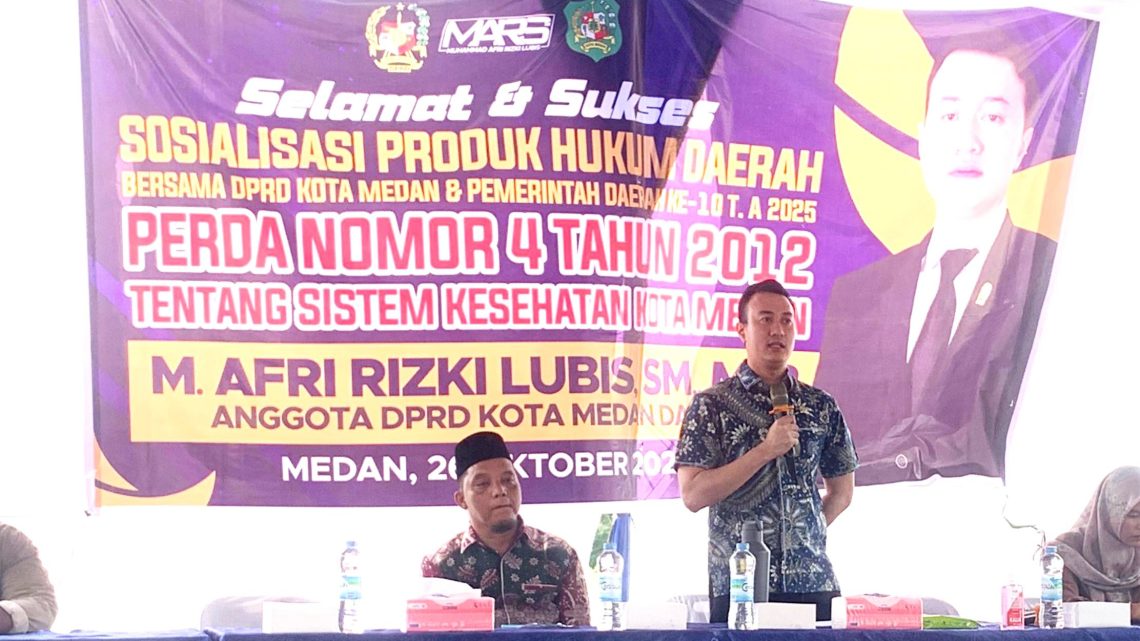 Sosialisasikan Perda Kesehatan, Rizki Lubis Ingatkan Warga Waspadai Influenza Tipe A Sosialisasikan Perda Kesehatan, Rizki Lubis Ingatkan Warga Waspadai Influenza Tipe A