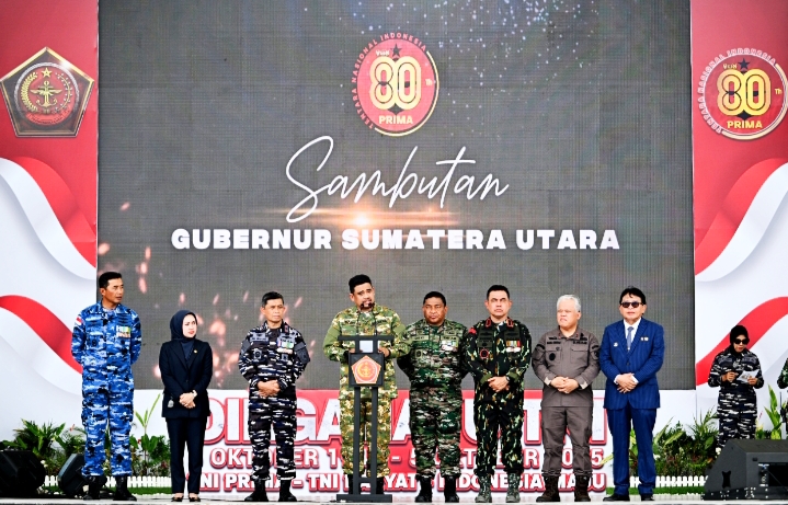 HUT ke-80 TNI, Bobby Nasution Sebut TNI Berkontribusi Besar Jaga Kondusivitas