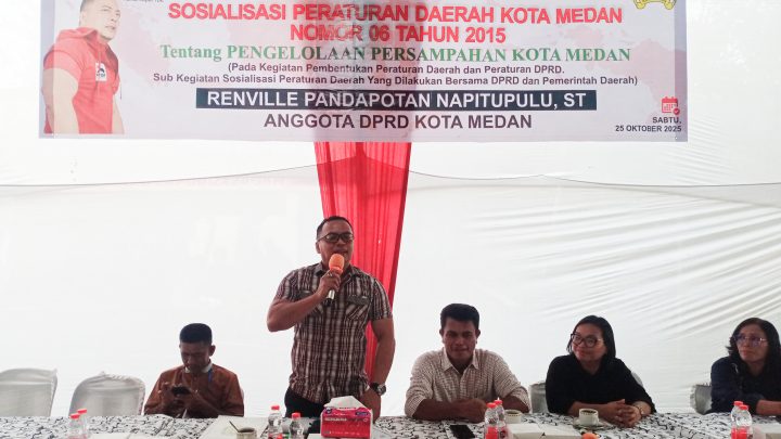 Renville Napitupulu: Penanganan Sampah di Kota Medan Masih Minim Renville Napitupulu: Penanganan Sampah di Kota Medan Masih Minim