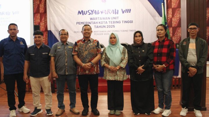 Buka Musyawarah VIII Wartawan Unit Pemko Tebing Tinggi, Wakil Wali Kota Sebut Pers Sebagai Mitra Kritis