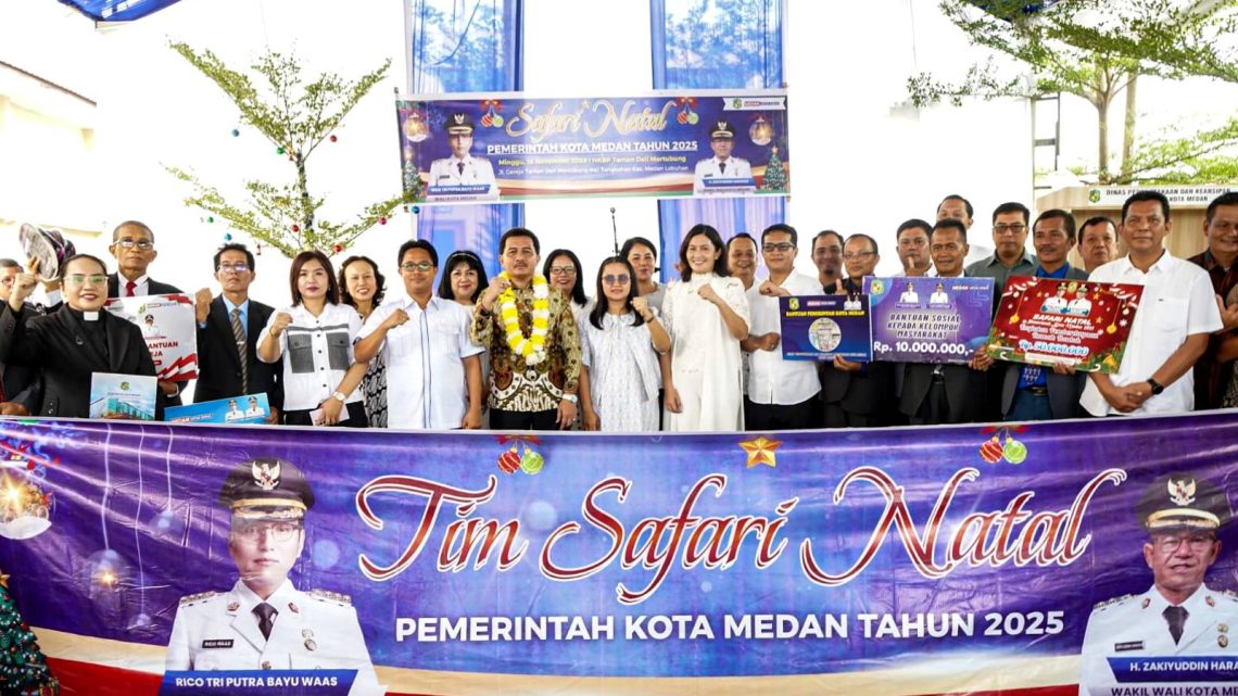 Safari Natal di HKBP Taman Deli Martubung, Pemko Tekankan Kerukunan dan Penguatan Modal Sosial