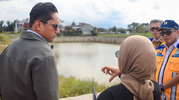 Tinjau Kolam Detensi Selayang, Rico Waas Targetkan dapat Mereduksi 10 -15 Persen Banjir