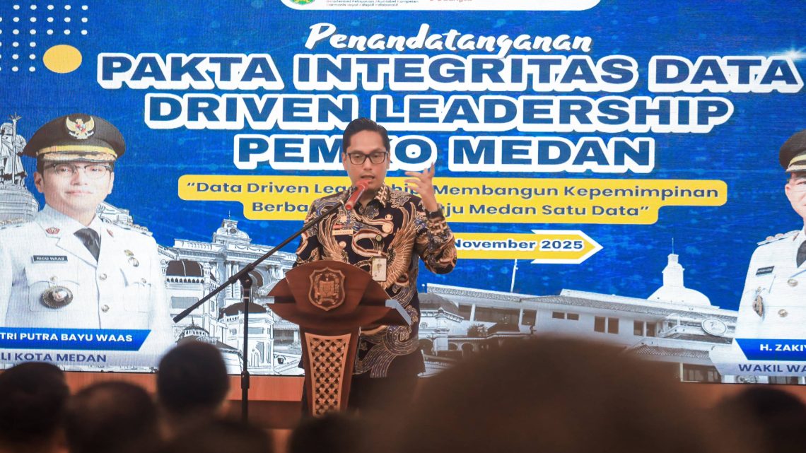 Pemko Medan Teken Pakta Integritas Data Driven Leadership, Era Baru Medan Satu Data Dimulai