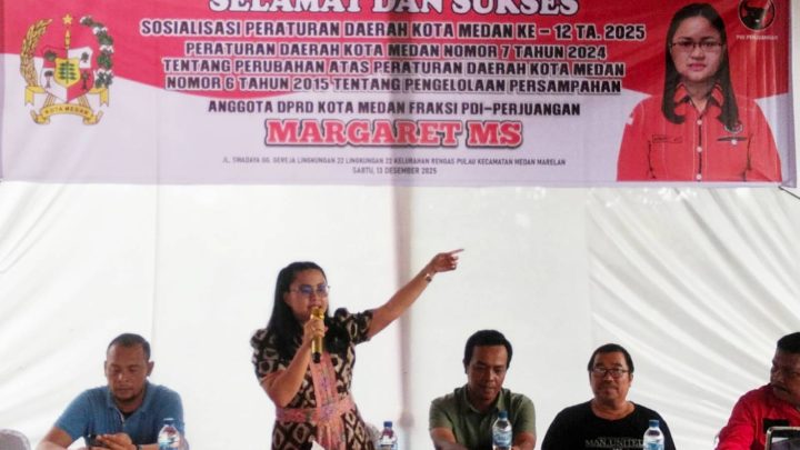 Gelar Sosialisasi di 2 Lokasi, Margaret MS Ajak Warga Patuhi Perda Pengelolaan Persampahan