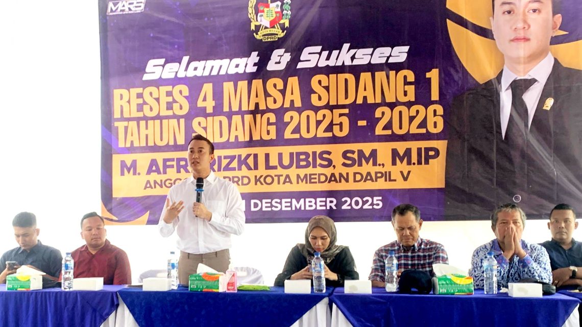 Gelar Reses, Rizki Lubis Serap Aspirasi dan Keluhan Warga Medan Johor