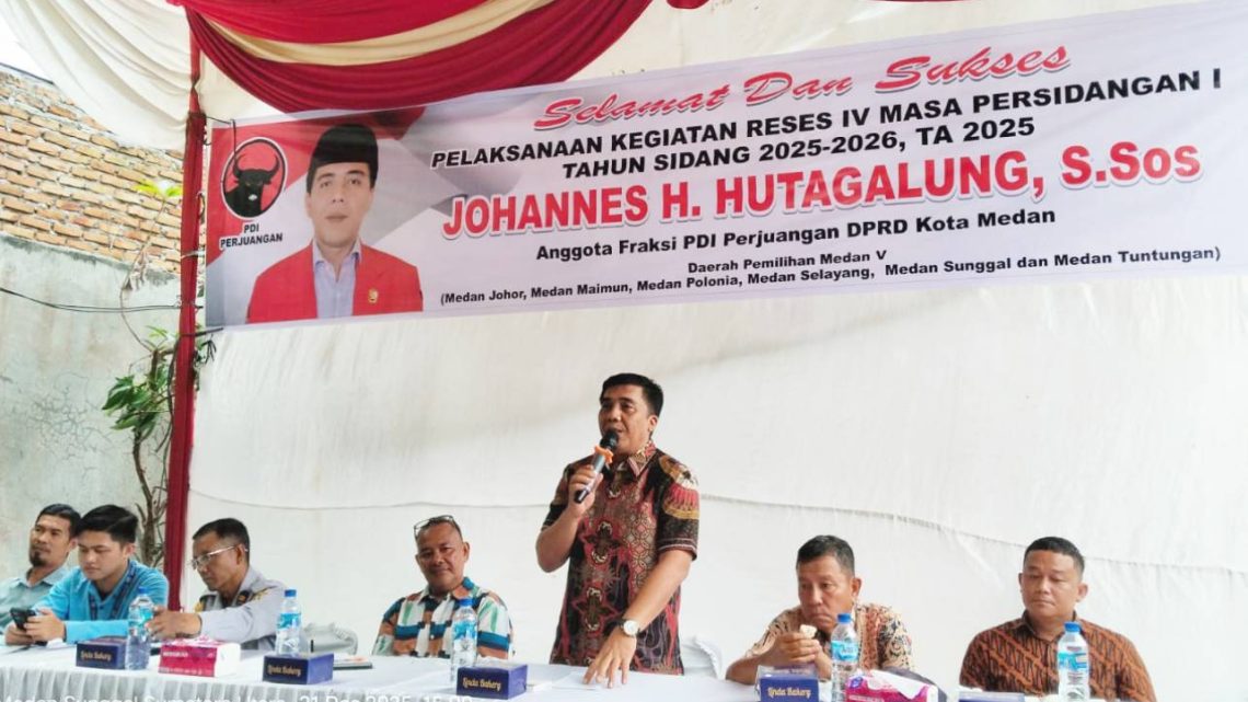 Johannes Hutagalung Minta Pemko Medan Permudah Pengurusan Adminduk Warga Korban Banjir