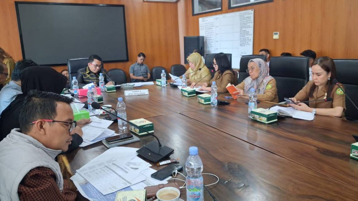 Komisi IV DPRD Medan Evaluasi Kinerja OPD