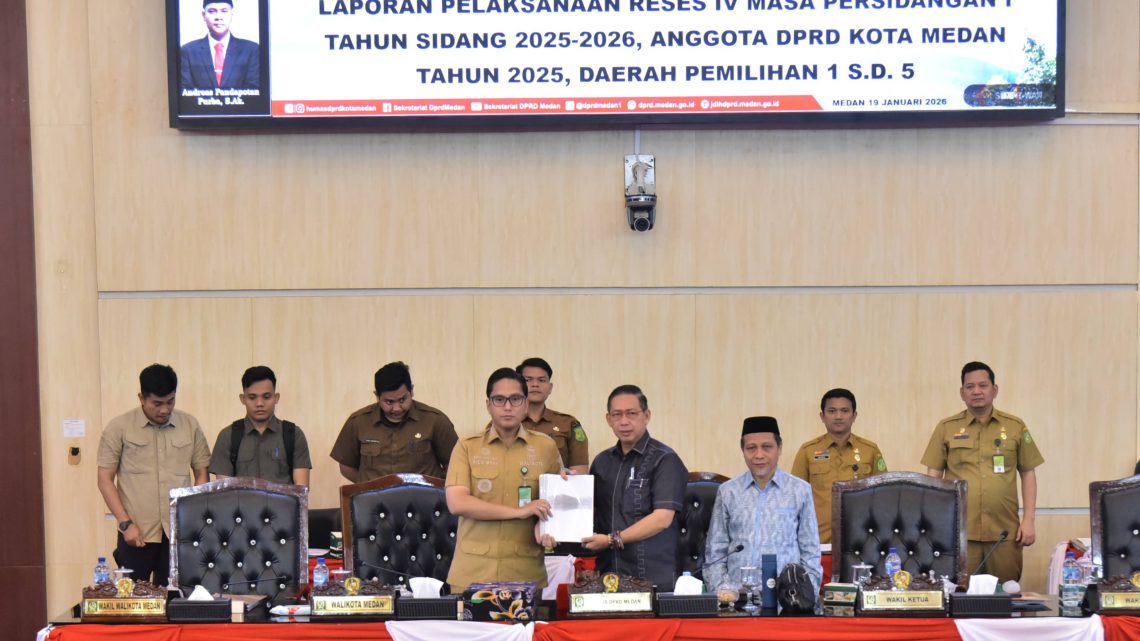 Rico Waas Apresiasi Hasil Reses DPRD Medan, Dorong Penguatan Sinergi untuk Pembangunan Kota