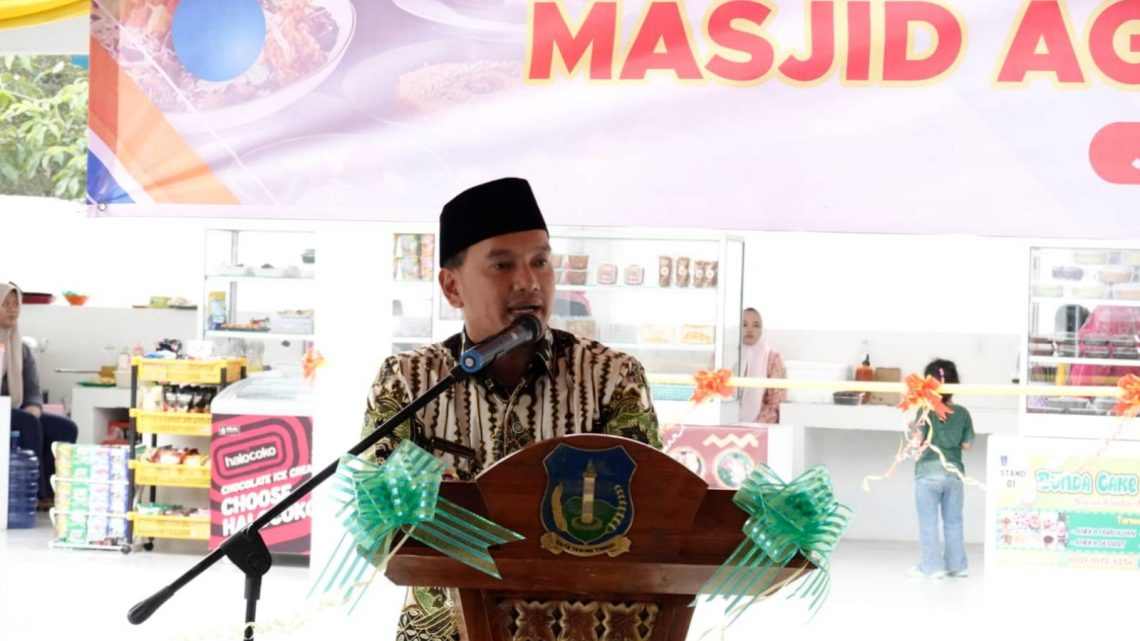 Resmikan Pusat Kuliner Masjid Agung, Wali Kota Tebing Tinggi Sampaikan Tiga Pesan Utama kepada Pelaku UMKM dan Pengunjung