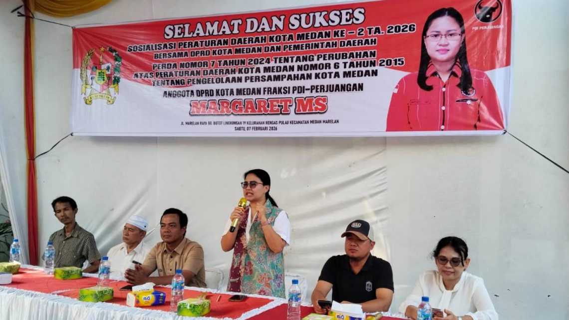 Sosialisasikan Perda Persampahan di Dua Kelurahan, Margaret MS Ingatkan Pemerintah Atasi Soal Sampah