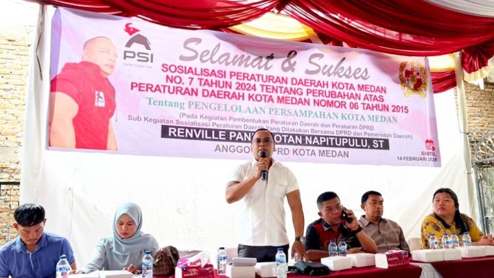 Renville Napitupulu Kembali Minta Pemko Medan Sediakan TPS Sementara di Setiap Lingkungan