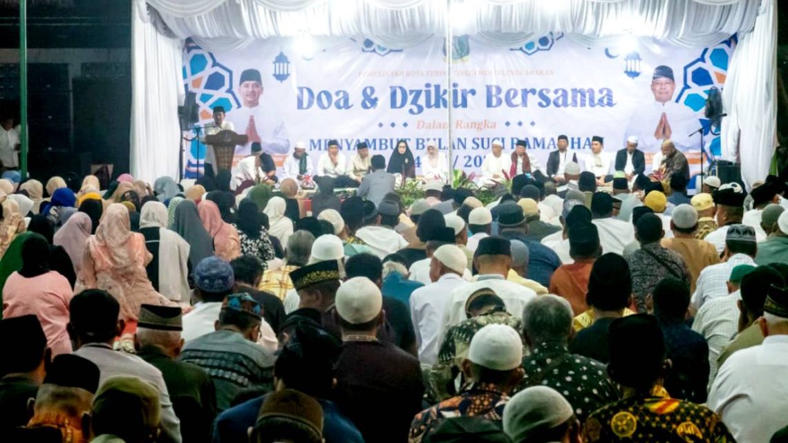 Ribuan Warga Kota Tebing Tinggi Ikuti Doa dan Dzikir Bersama