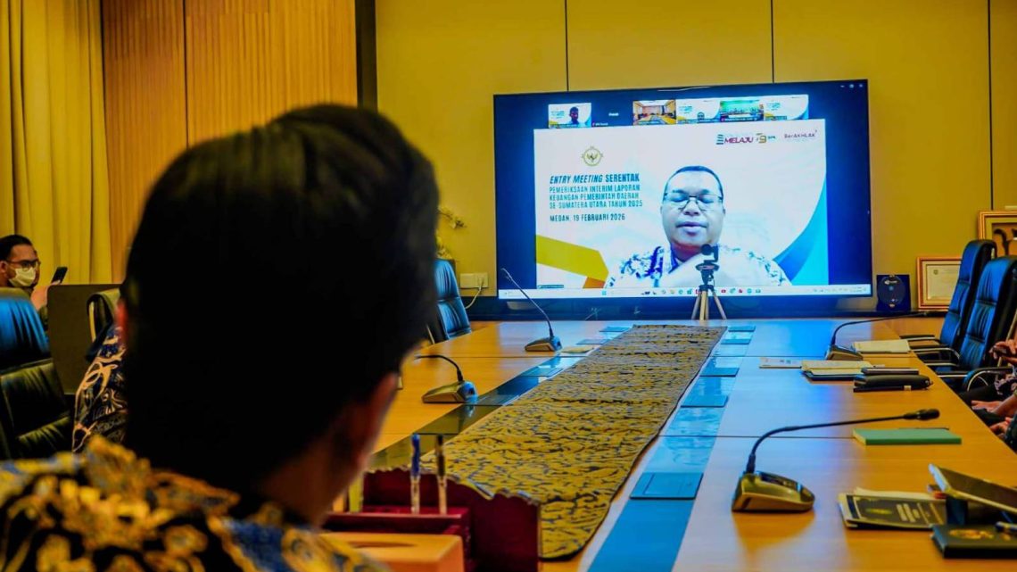 Rico Waas Ikuti Entry Meeting Pemeriksaan Interim LKPD se-Sumut