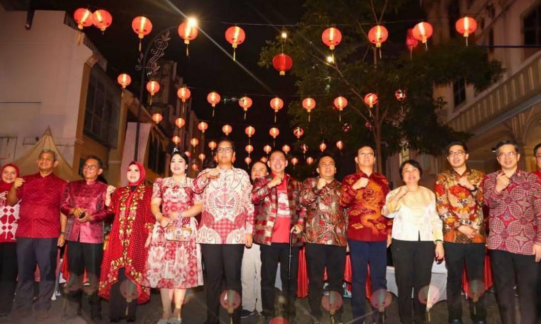 Pimpinan Dewan Hadiri Harmoni Imlek Kota Medan