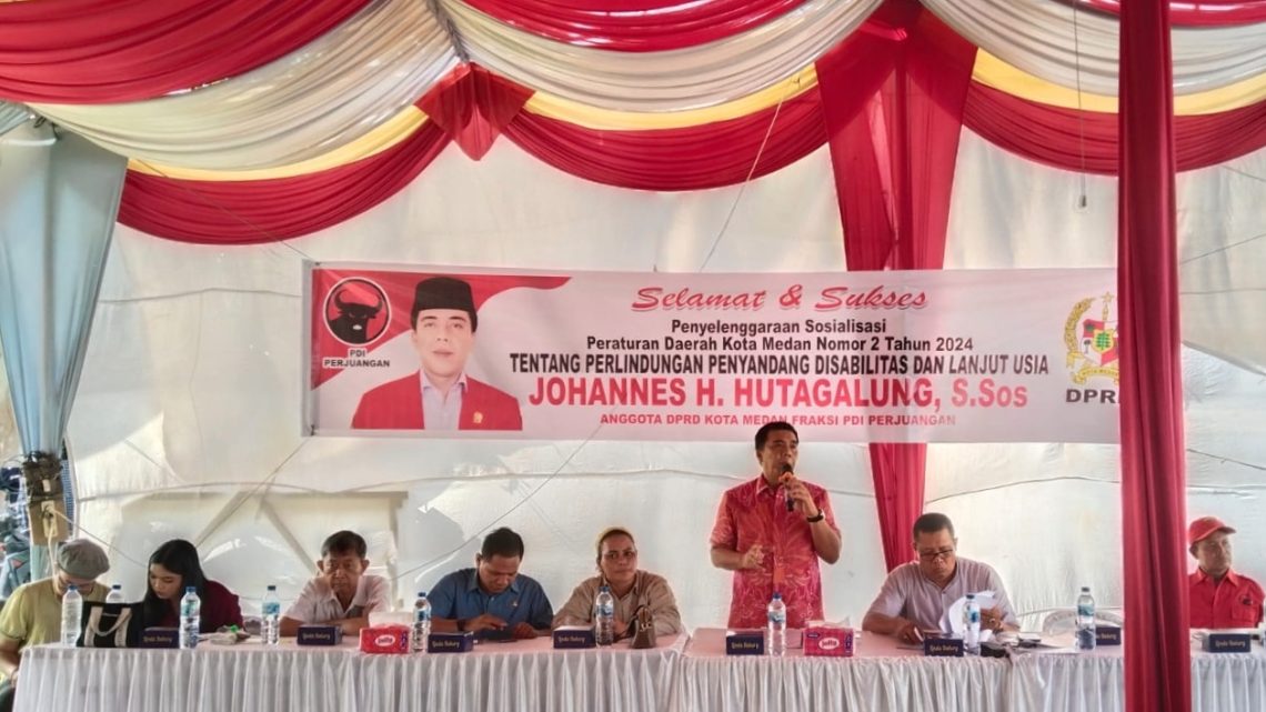 Johannes Hutagalung: Pemko Medan Sudah Kucurkan Anggaran untuk Program Medan Makmur