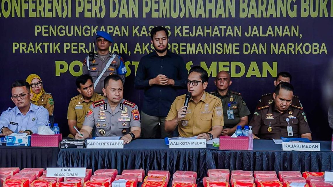 Rico Waas Tegaskan Komitmen Pemko Medan Memberantas Narkoba