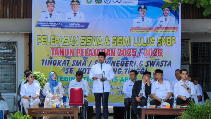256 Siswa SMA/SMK Tebing Tinggi Lulus SNBP, Wali Kota: Ini Kebanggaan Bagi Daerah