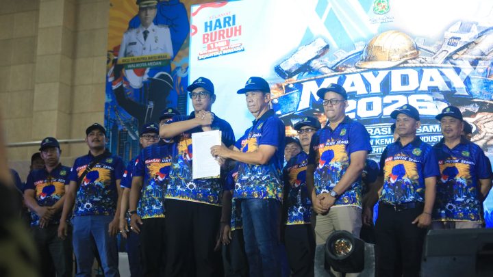 Peringatan May Day 2026 di Medan Penuh Sukacita dan Kebersamaan, Rico Waas: Buruh adalah Denyut Nadi Ekonomi dan Pembangunan