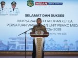 Kadis Kominfo Arrahmaan Pane Hadiri Penetapan Ketua PWPM, Minta Segera Susun AD/ART