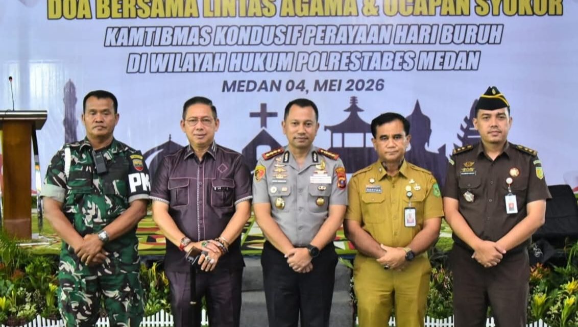 Ketua DPRD Medan Hadiri Doa Bersama Lintas Agama