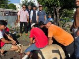 PWPM Sembelih Dua Sapi Kurban Bantuan Wali Kota Medan Rico Waas