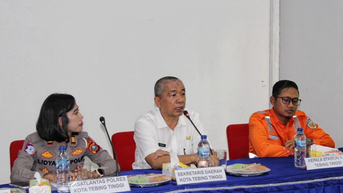 Tekan Risiko Kecelakaan Perlintasan Sebidang Kereta Api, Pemko Tebing Tinggi Siapkan Langkah Konkret