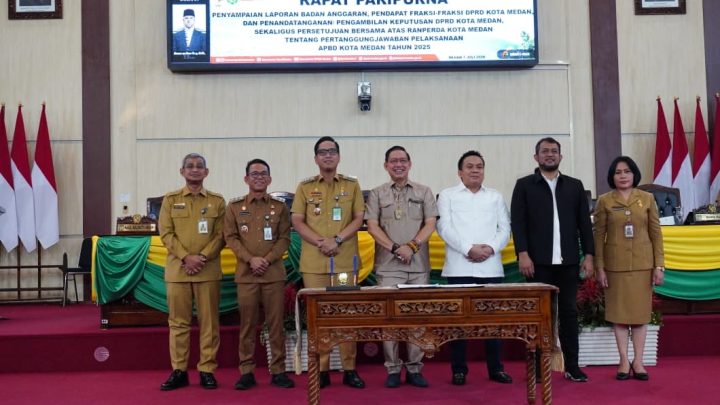 Ranperda Pertanggungjawaban Pelaksanaan APBD Kota Medan TA 2025 Disetujui