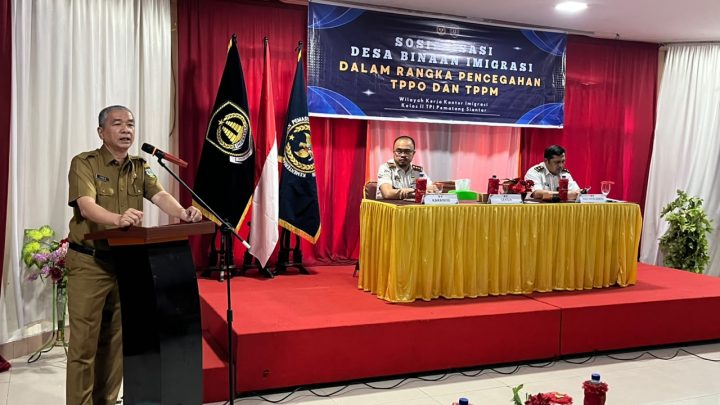 Buka Sosialisasi Desa Binaan Imigrasi, Sekda Tebing Tinggi Minta Lurah Mampu Deteksi Dini Modus TPPO dan TPPM