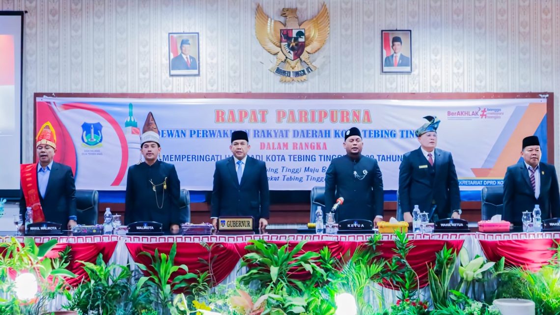 Peringatan Hari Jadi Ke-109 Kota Tebing Tinggi: Wali Kota Paparkan Capaian Strategis dan Serahkan Bantuan Pertanian