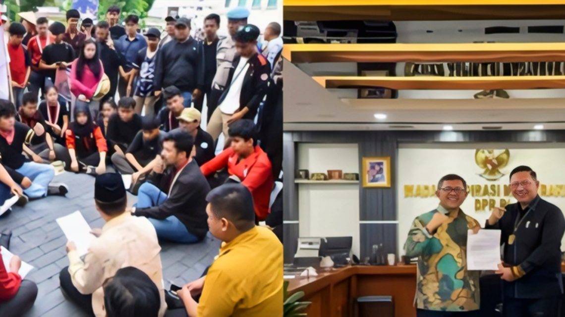 Wong Serahkan Tuntutan Mahasiswa ke Badan Aspirasi DPR RI