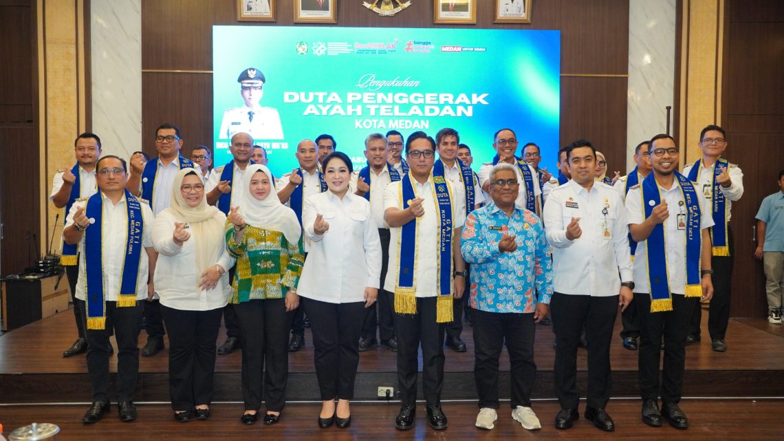 Wali Kota Medan Dikukuhkan Jadi Duta Penggerak Ayah Teladan
