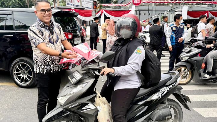 Pemko Medan dan PWPM Kibarkan Semangat Merah Putih di Jalanan Kota