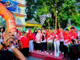 Ribuan Warga Tebing Tinggi Padati Lapangan Merdeka Meriahkan Semarak HUT Ke-8 RI