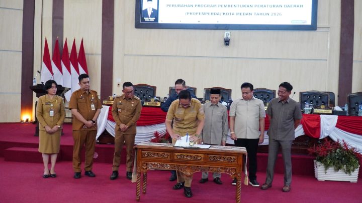 Pemko Medan dan DPRD Tetapkan Perubahan Propemperda Medan 2026