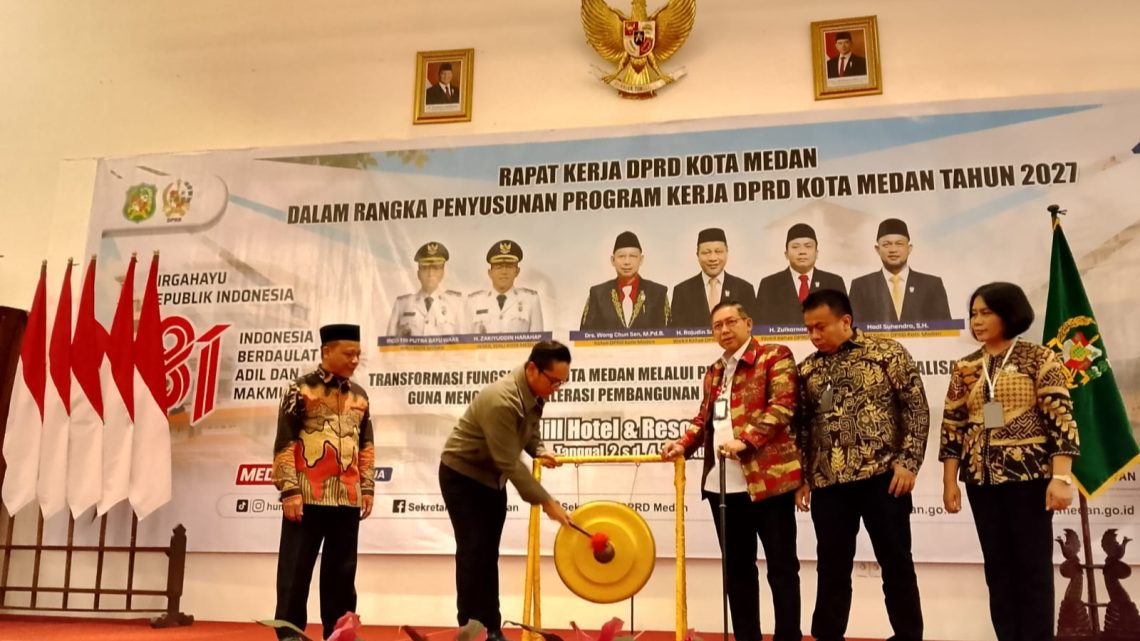 Raker DPRD Medan 2026, Wong Chun Sen Dorong Transformasi Fungsi Dewan Melalui Inovasi dan Digitalisasi
