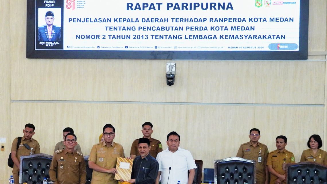 Pastikan Setiap Regulasi Miliki Kepastian Hukum Yang Kuat, Wali Kota Medan Dorong Pencabutan Perda Lembaga Kemasyarakatan