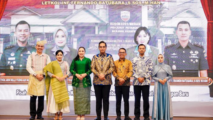 Pisah Sambut Dandim 0201/Medan, Rico Waas Lepas Delli Yudha, Sambut Fernando Batubara