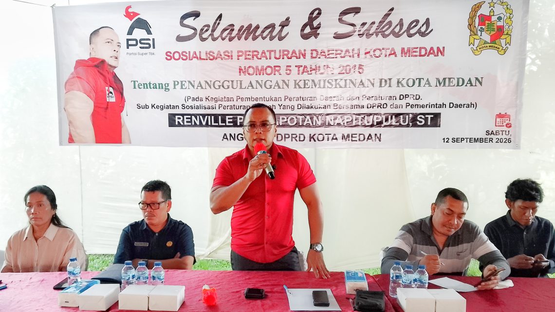 Renville Napitupulu Sosialisasikan Program Bansos dan Desil kepada Warga Titi Rantai