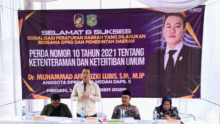 Warga Resahkan Lingkungan Gelap, Rizki Lubis Minta Dishub Medan Segera Perbaiki LPJU