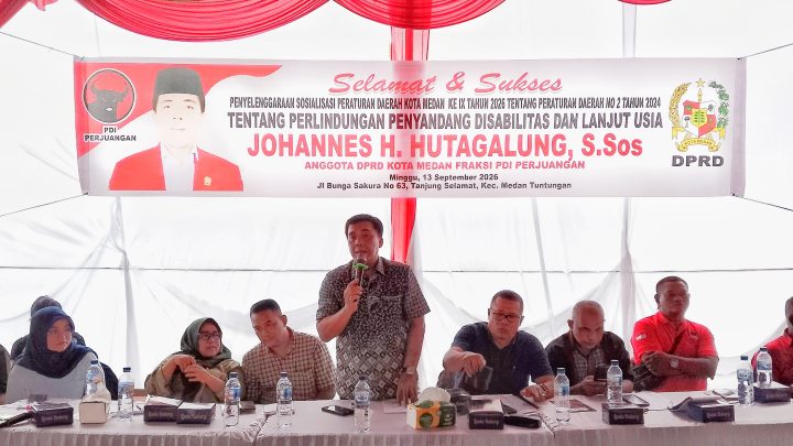 Johannes Hutagalung Imbau Warga Lansia dan Disabilitas Segera Daftar PKH Medan Makmur