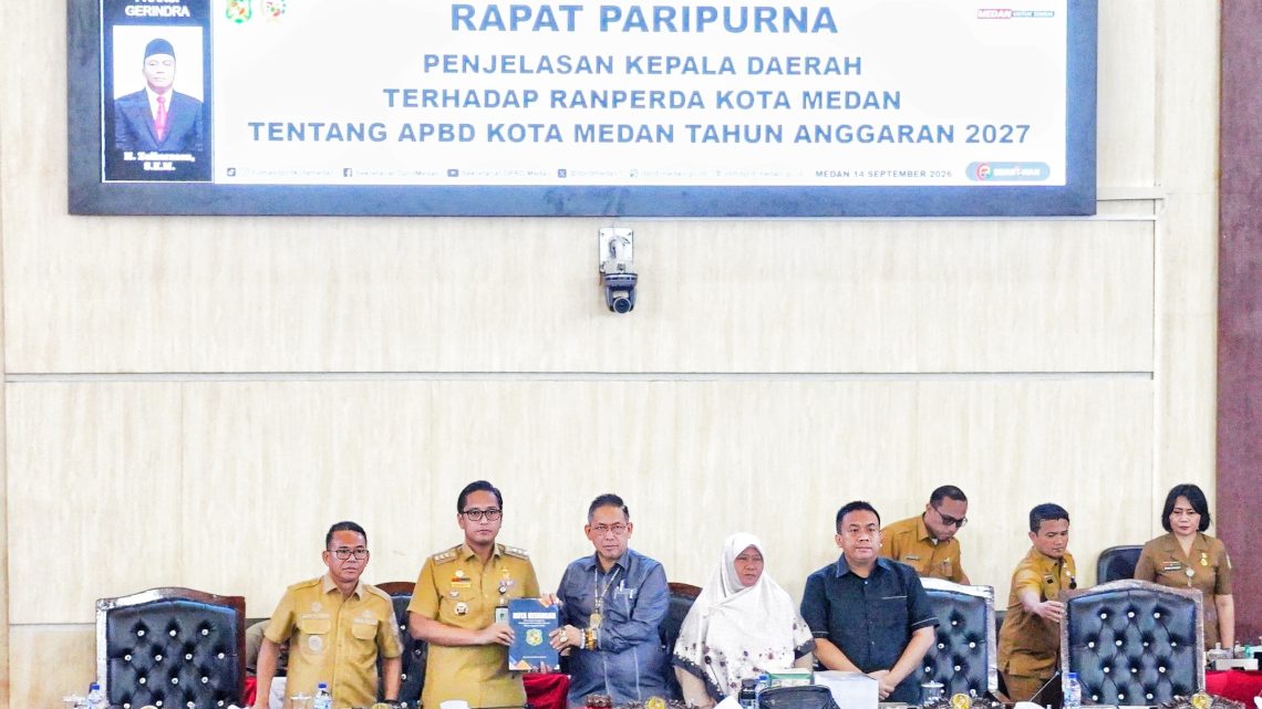 Pemko Medan Proyeksikan APBD 2027 Sebesar Rp 7,16 T, Fokus Optimalkan 17 Program Prioritas