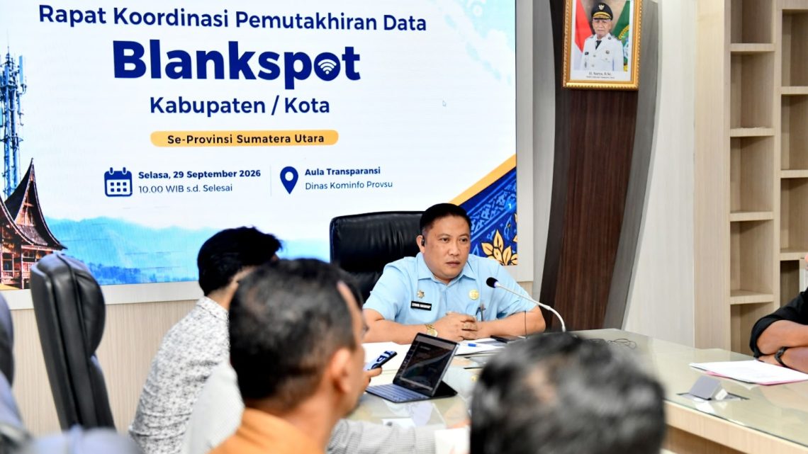 Perluas Akses Layanan Digital, Kominfo Sumut Minta Kabupaten/Kota Mutakhirkan Data Blankspot