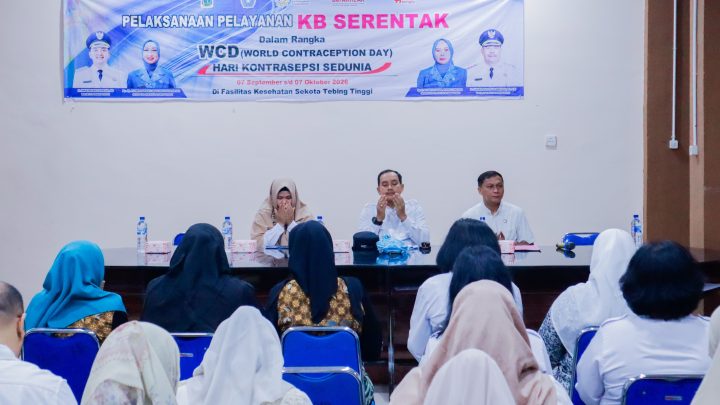 Peringati Hari Kontrasepsi Sedunia, Wali Kota Tebing Tinggi Tegaskan 4 Komitmen Penting