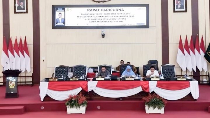 Fraksi Setujui Penyesuaian Ranperda Sistem Kesehatan Kota Medan