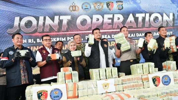 Bobby Nasution Apresiasi Pengungkapan 1,16 Ton Ketamin, Ikut Teken Komitmen Bersama ‘Tolak Narkoba’